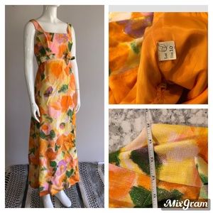 Vintage floral gown